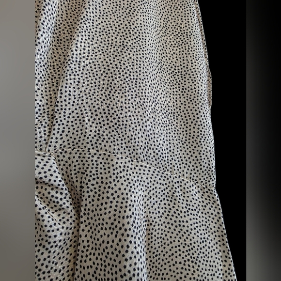 Sachin + Babi Graham Polka Dot Blouse Size Large - Picture 5 of 6